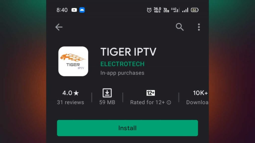 tiger itpv android