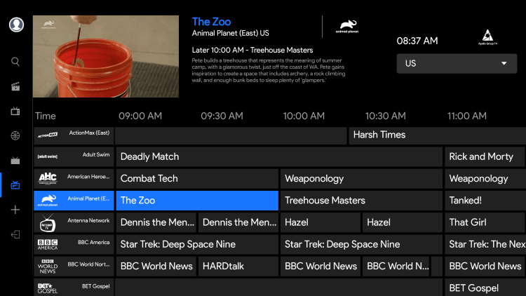 apollo tv epg