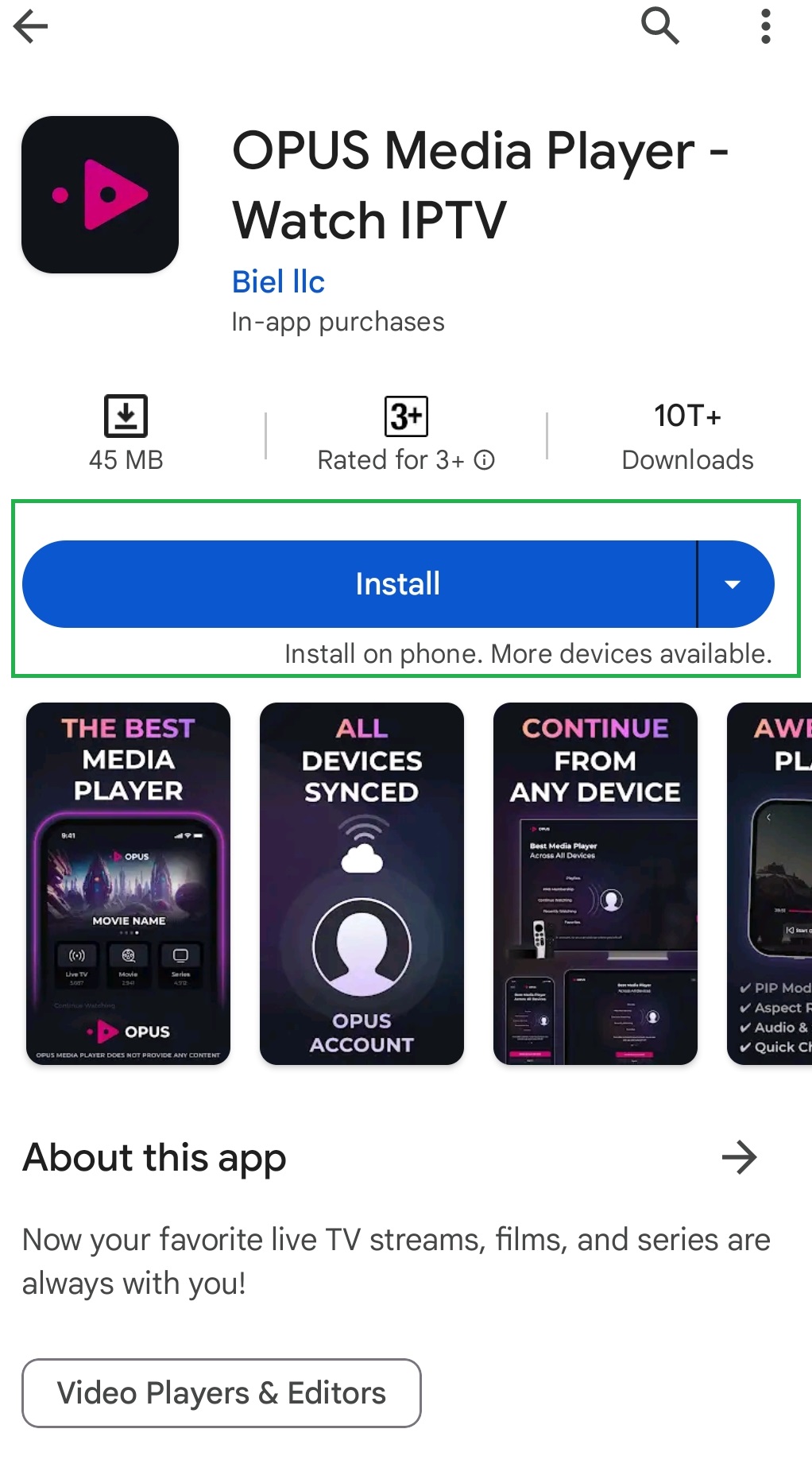 vidmate apps install download